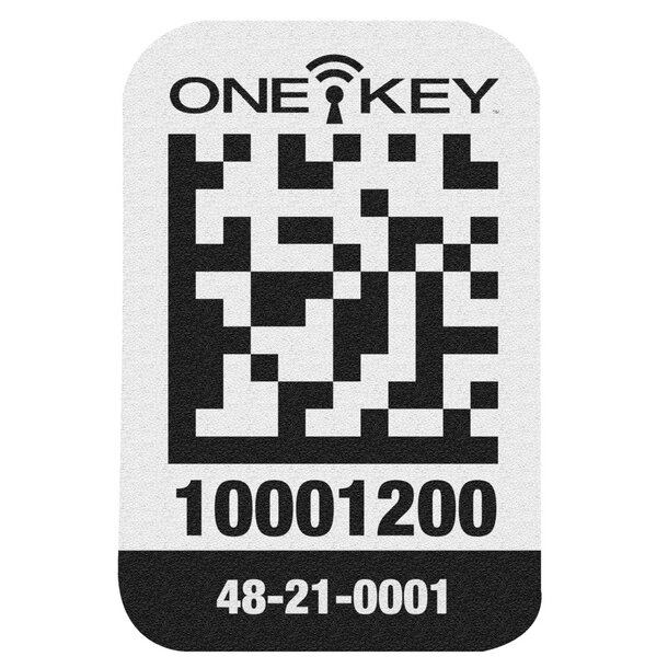 AIDTSP QR-Code Sticker Plastik 200 Stück