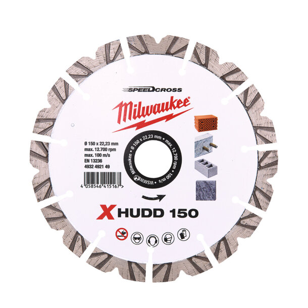 Speedcross Diamanttrenns. XHUDD 150mm