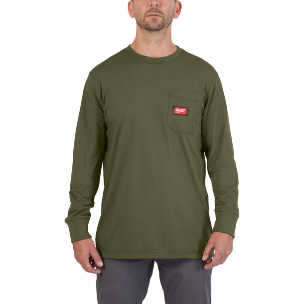 WTLSGN-XL Arbeits-Shirt lang grün XXX